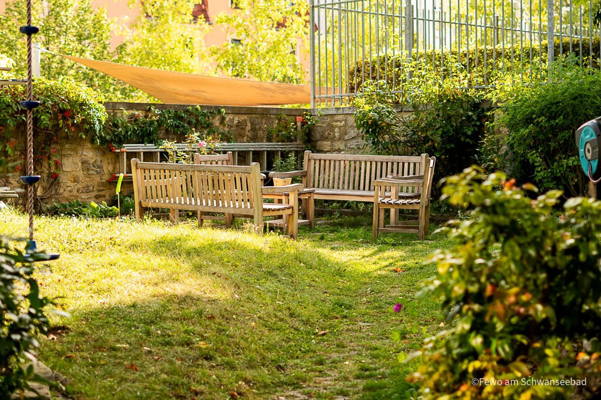 Fewo Am Schwanseebad Mit Garten - Ruhig, Familienfreundlich Und Zentrumsnah Ваймар Екстериор снимка