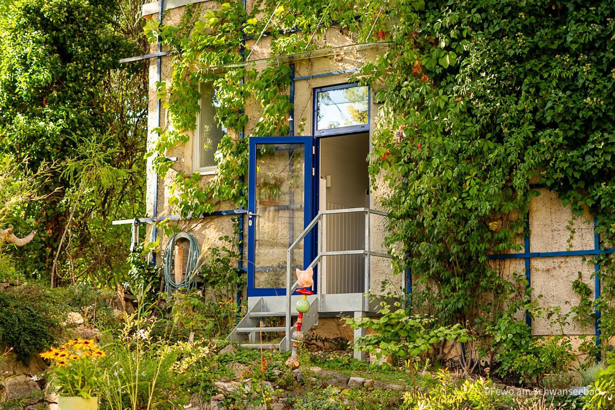 Fewo Am Schwanseebad Mit Garten - Ruhig, Familienfreundlich Und Zentrumsnah Ваймар Екстериор снимка